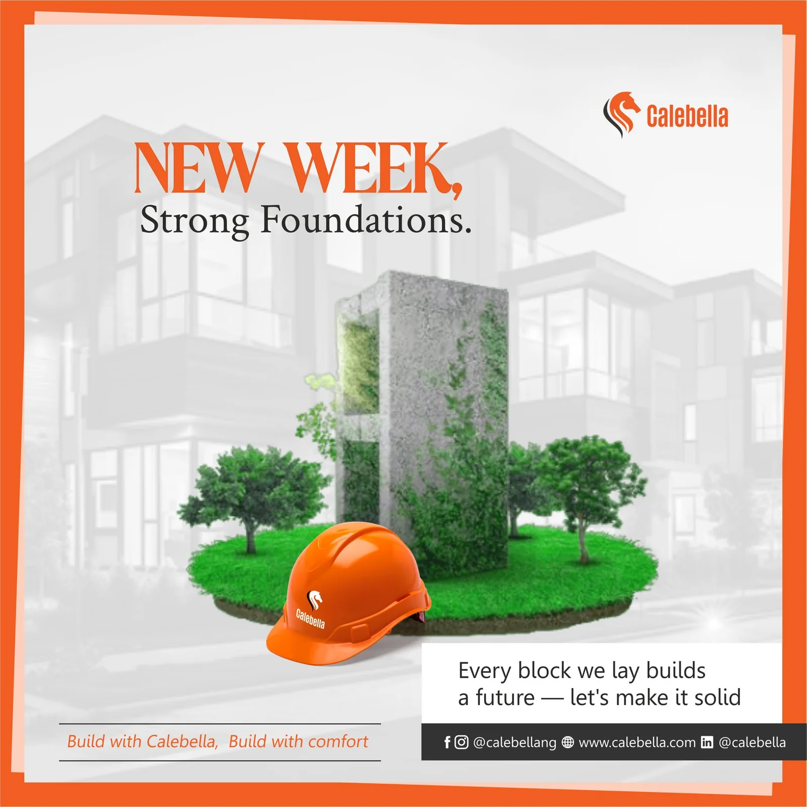 Calebella construction social content